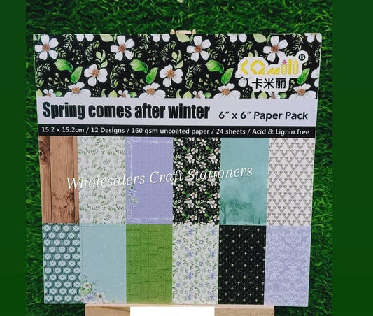 Spring Comes After Winter - 6*6 inch - Paperpack