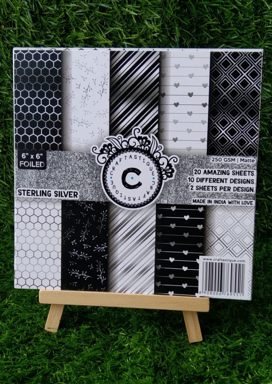 Stering Silver - 6*6 inch - Paperpack
