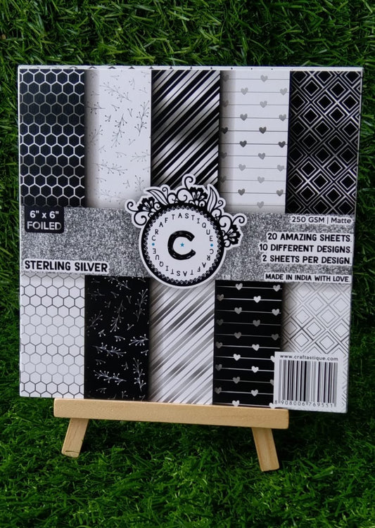 Stering Silver - 6*6 inch - Paperpack