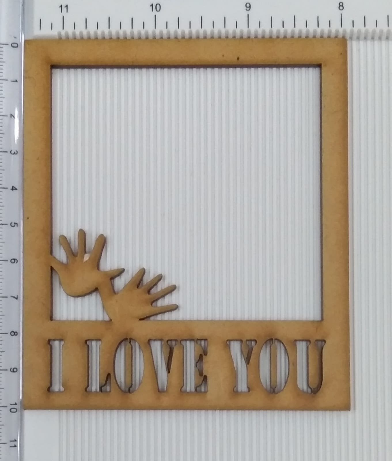 I Love You Frame - 1 Piece