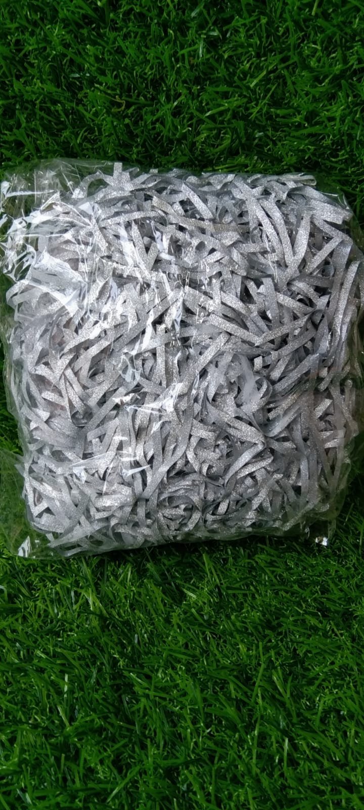 Paper Grass Shade - (Foil Silver)