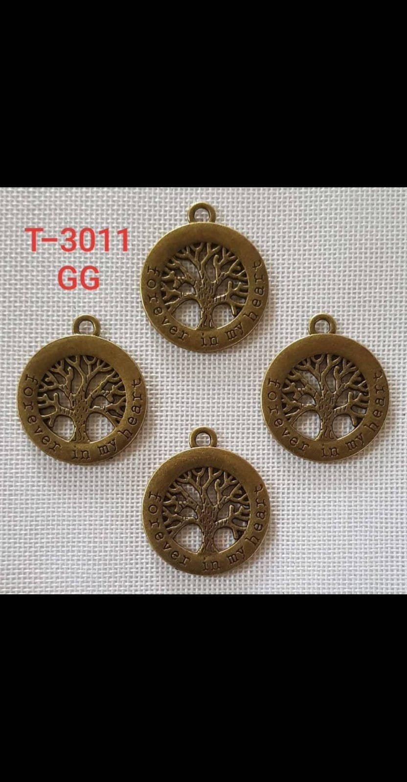 Round Tree Charms