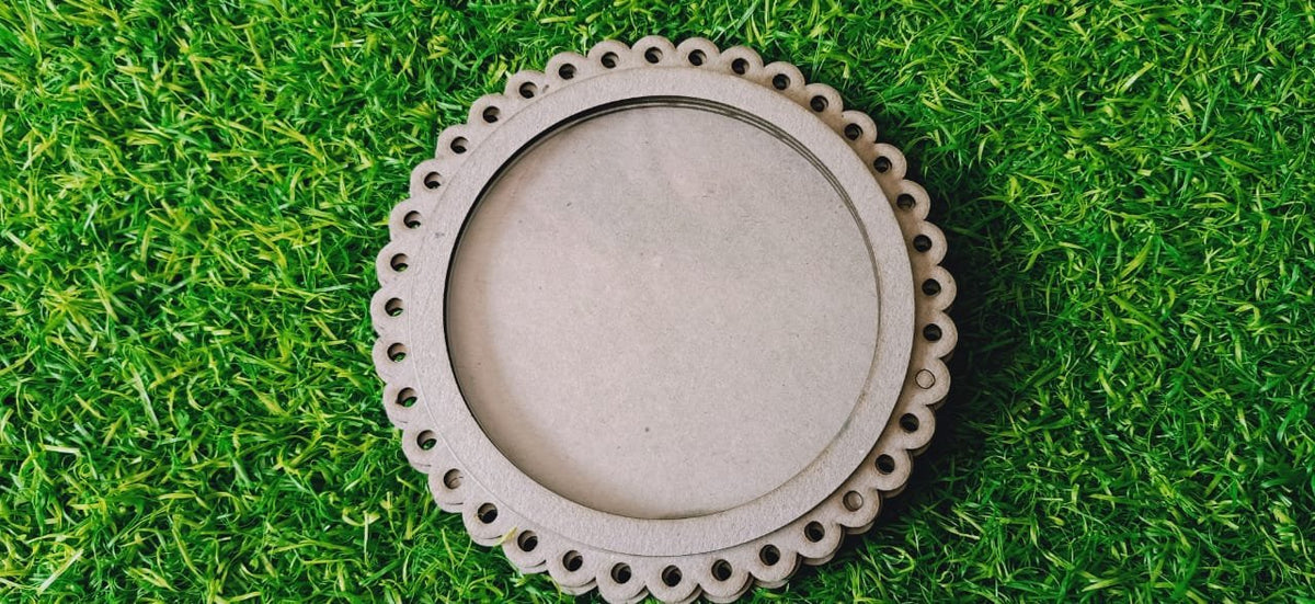 Circle Frame – Papericious- Ready To Use-3D Shaker Chippis