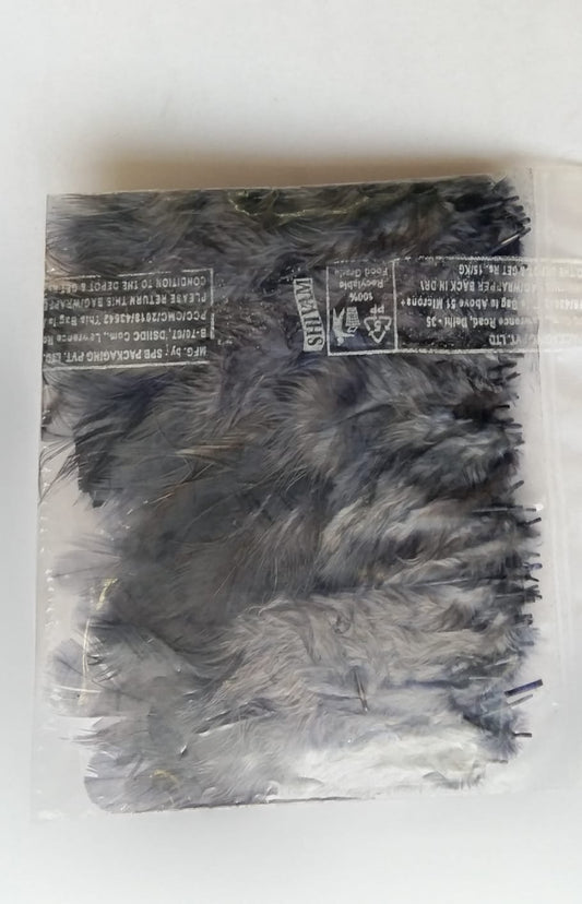 Soft Feathers - (Dark Navy Blue)
