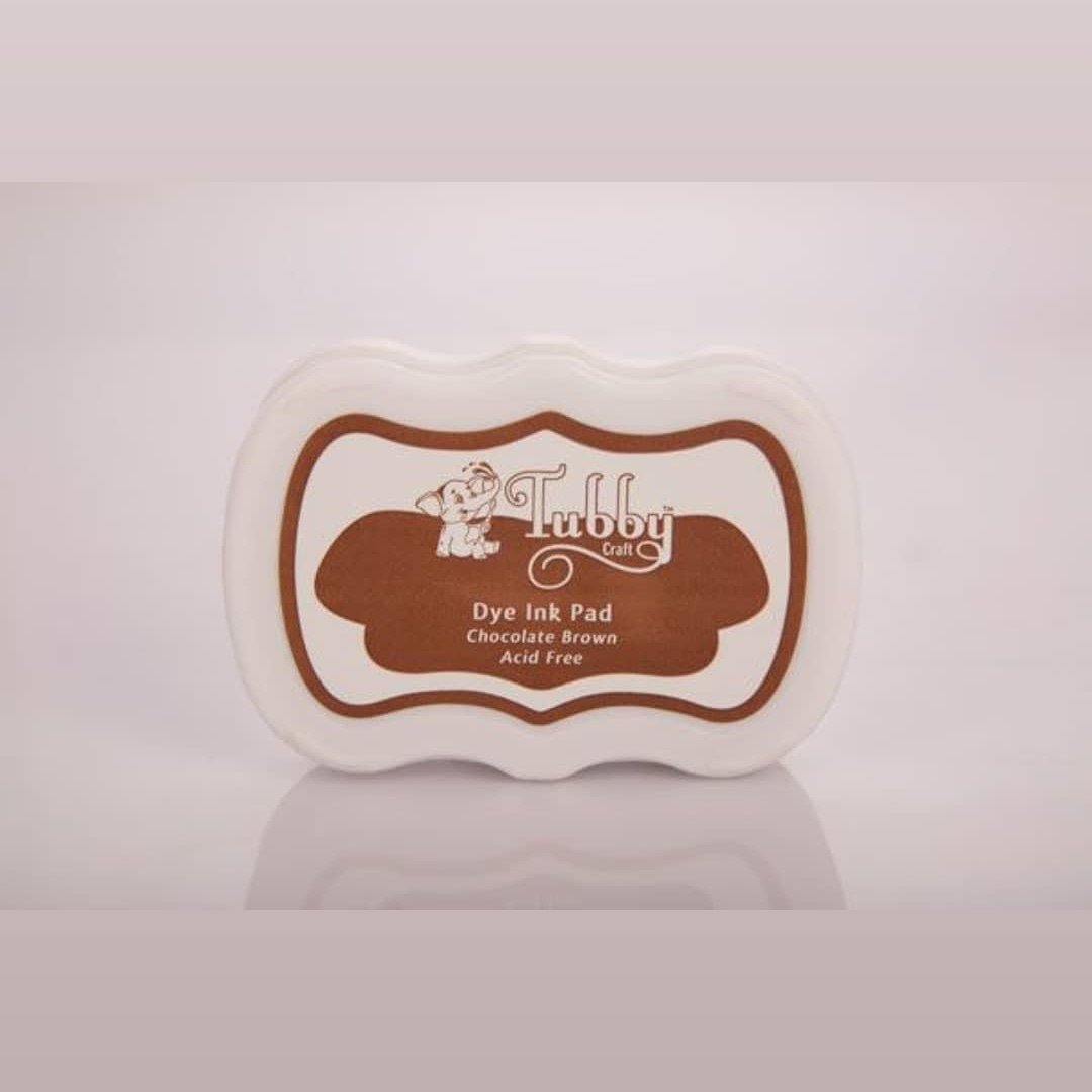 Tubby Dye Ink Pad - Chocolate Brown
