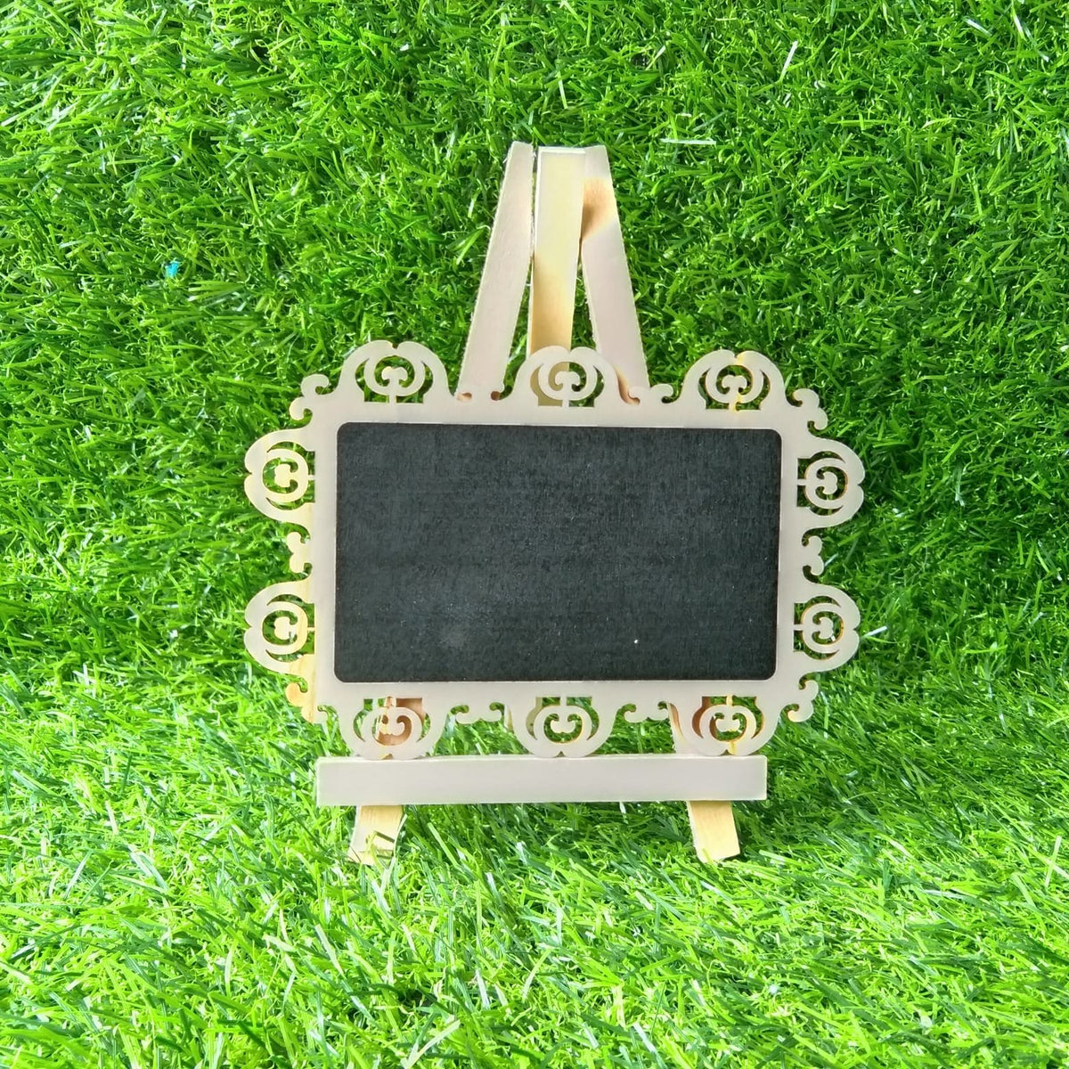 Designer Rectangular Chalk Board With Easel