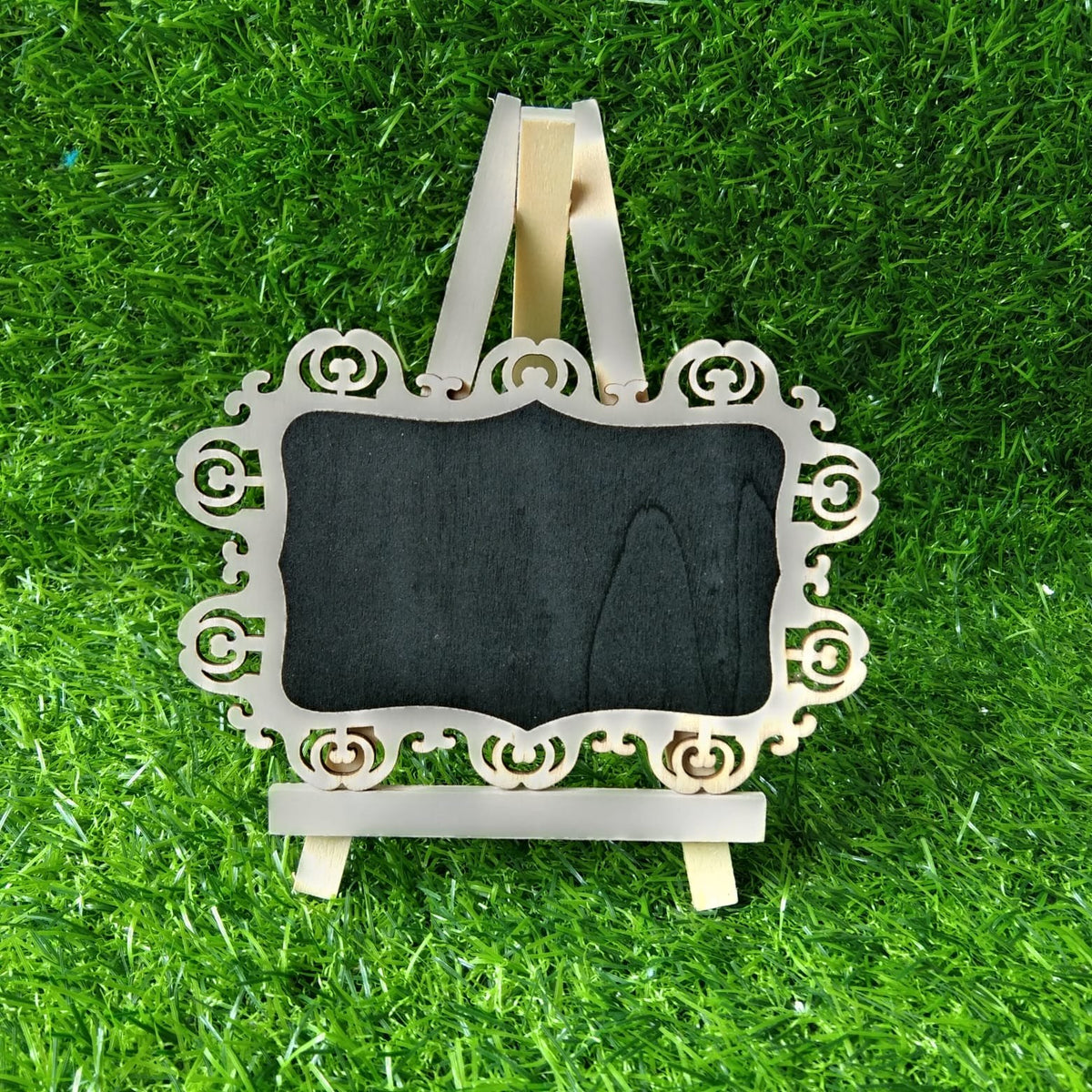 Designer Rectangular Chalk Board With Easel