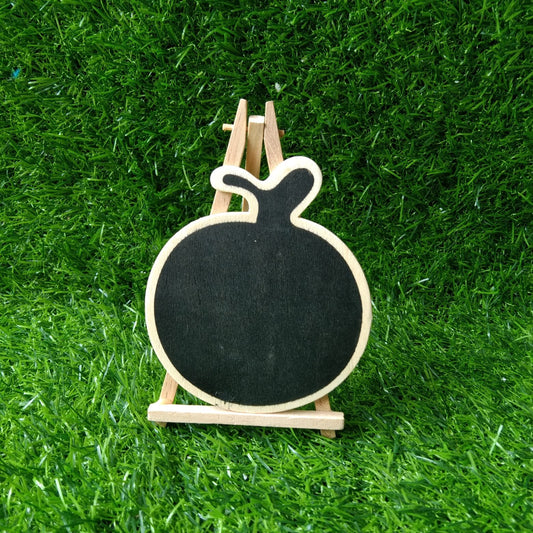 Designer Circle Chalk Board With Easel