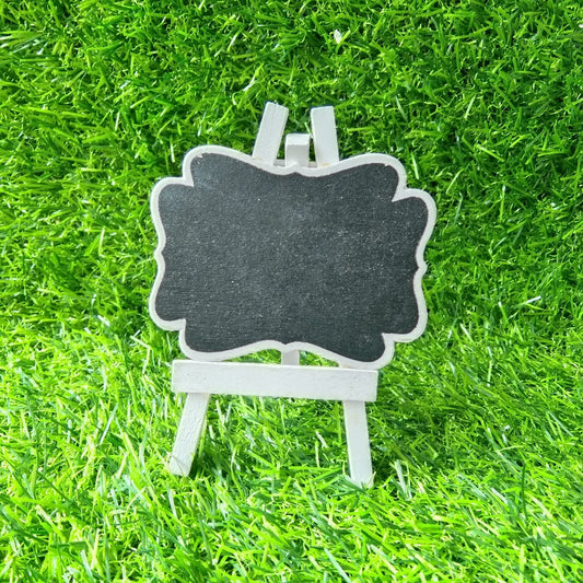 Designer Rectangular Chalk Board With Easel