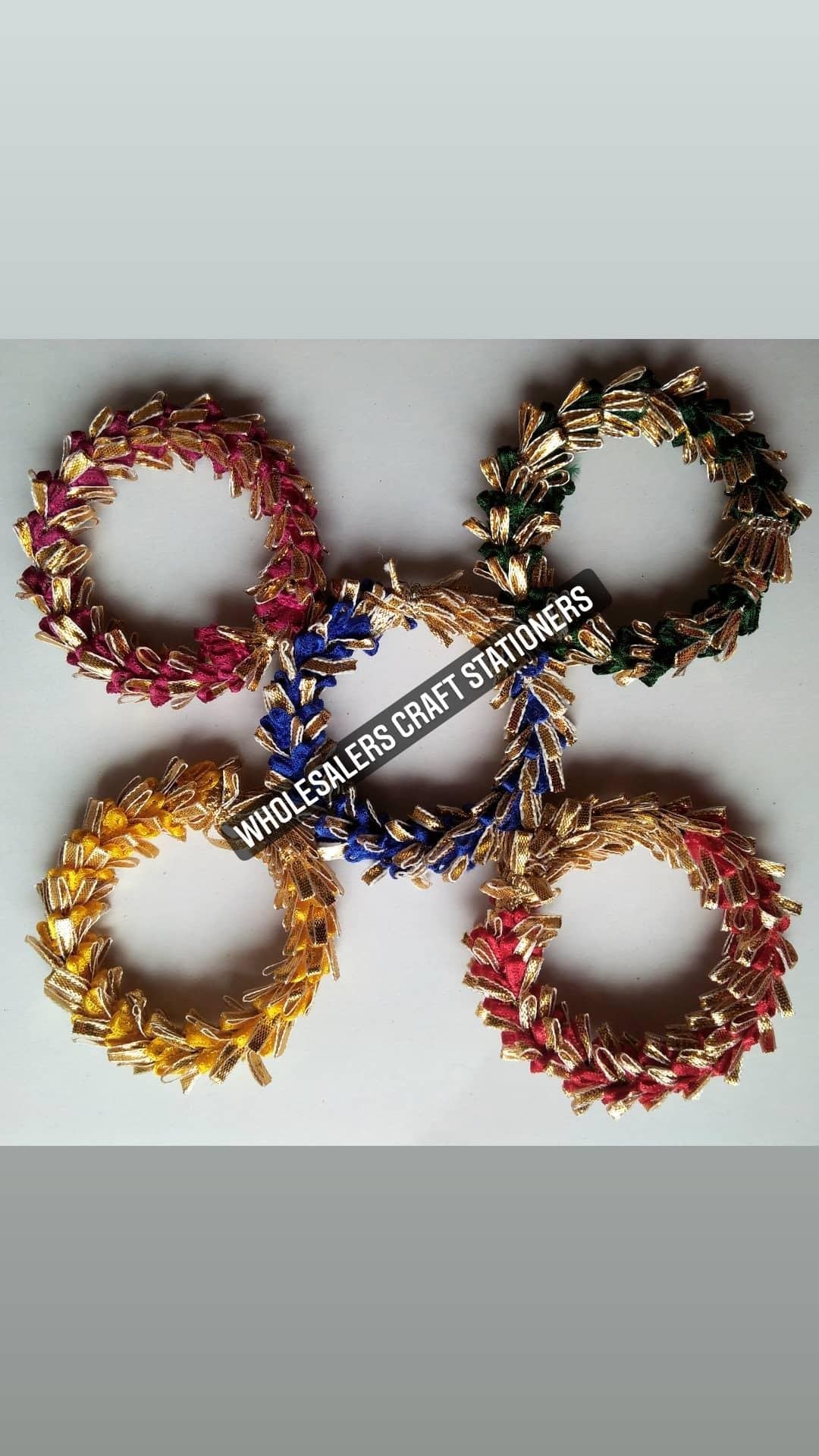 Frill Bangles (3inch) - 10pc