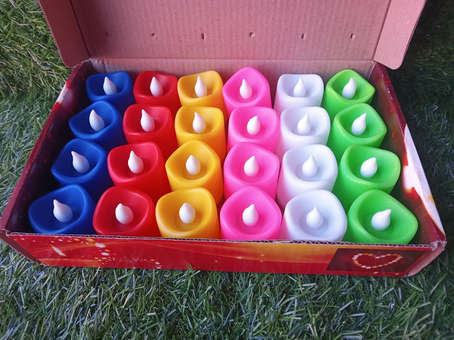 Multi Led Candle Light - 24Pcs