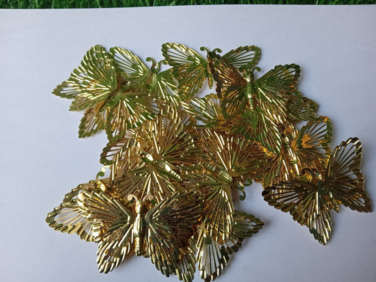 Metal Butterfly - 10pcs