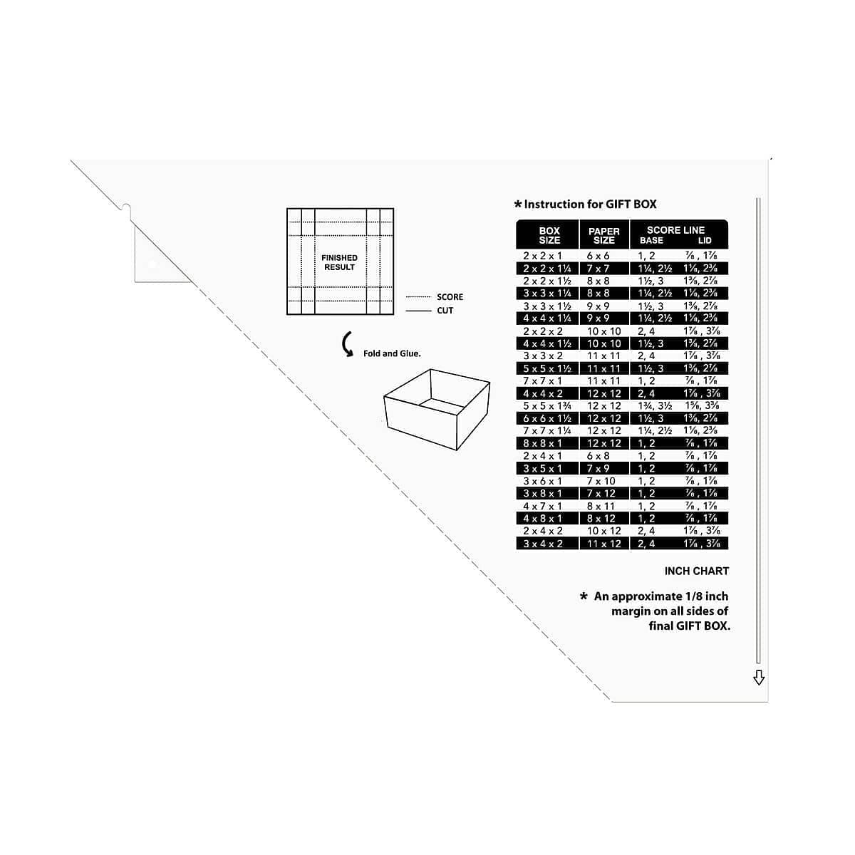 Multi-Purpose Scoring Board (12 inch X 12 inch)