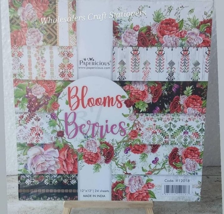 Blooms Berries - 12*12" Paper pad