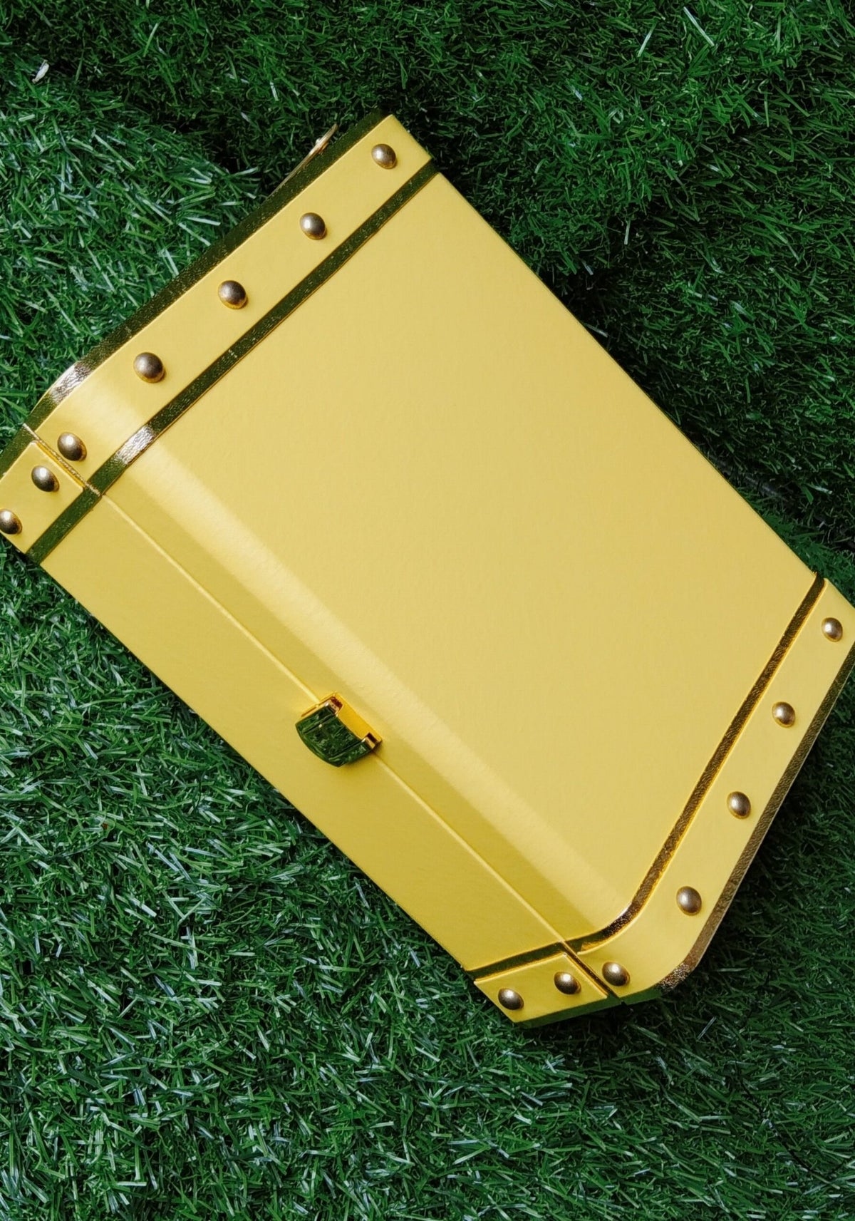 Leather Trunk Box (Yellow) - 10*7inch