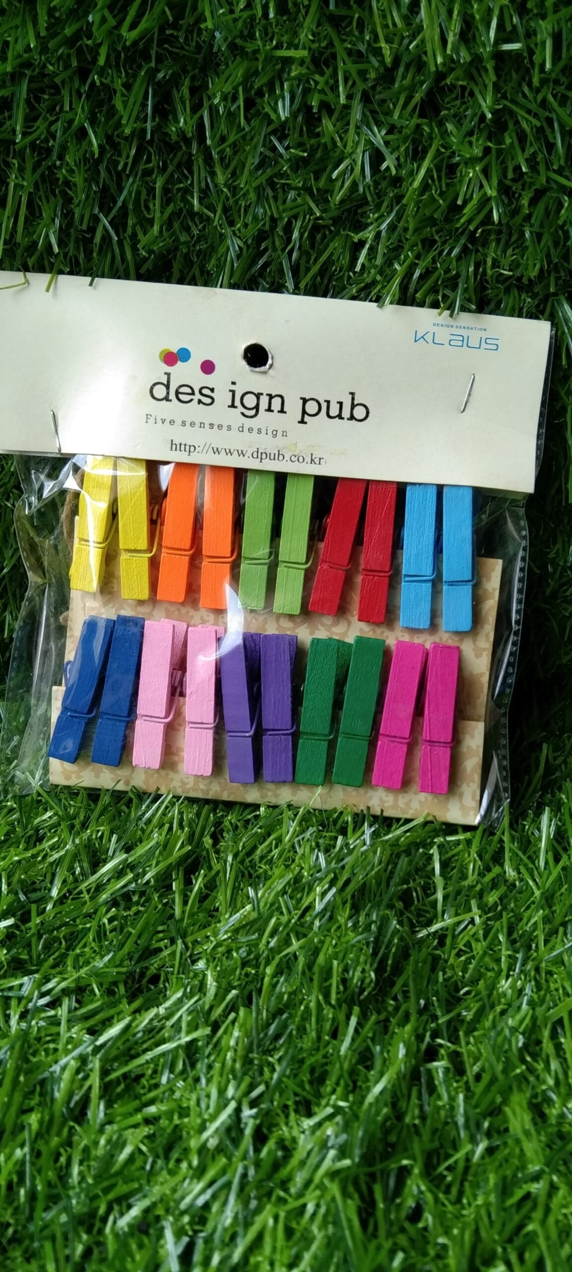 Colour Wooden Clip