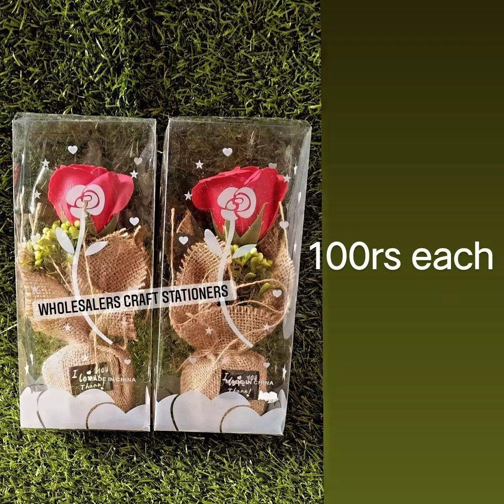 Jute Flower Bucket - 1 Pc