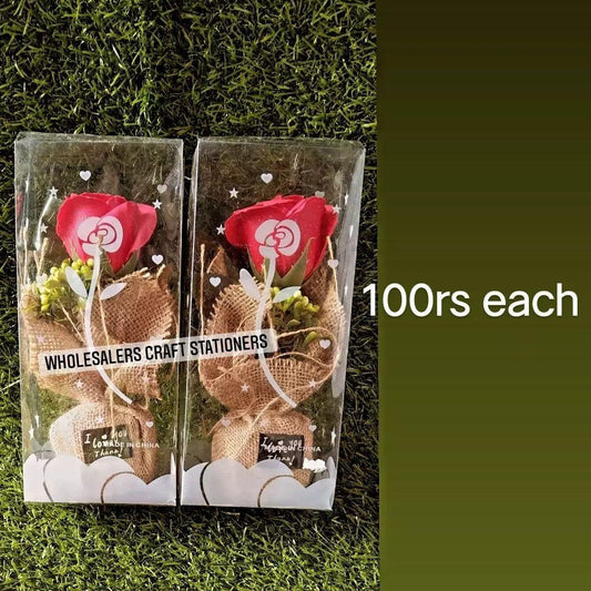 Jute Flower Bucket - 1 Pc