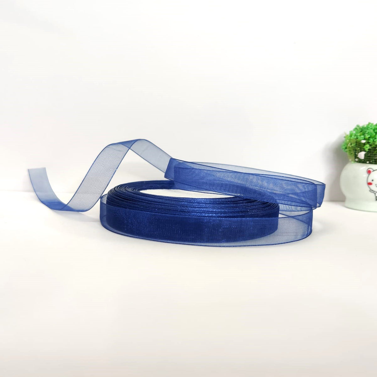 Royale Blue Organza Ribbon – 1/2 inch