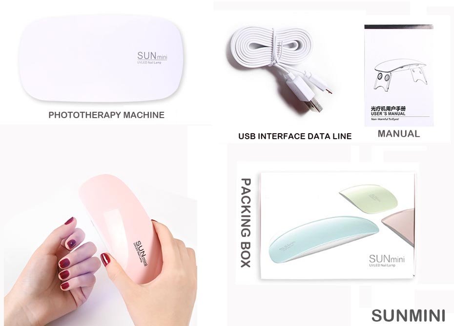 Sun Mini UV Led Light Resin Lamp 6W
