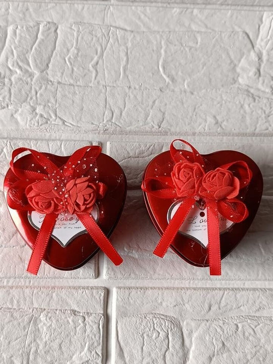 Heart Tin Box - 1Pc
