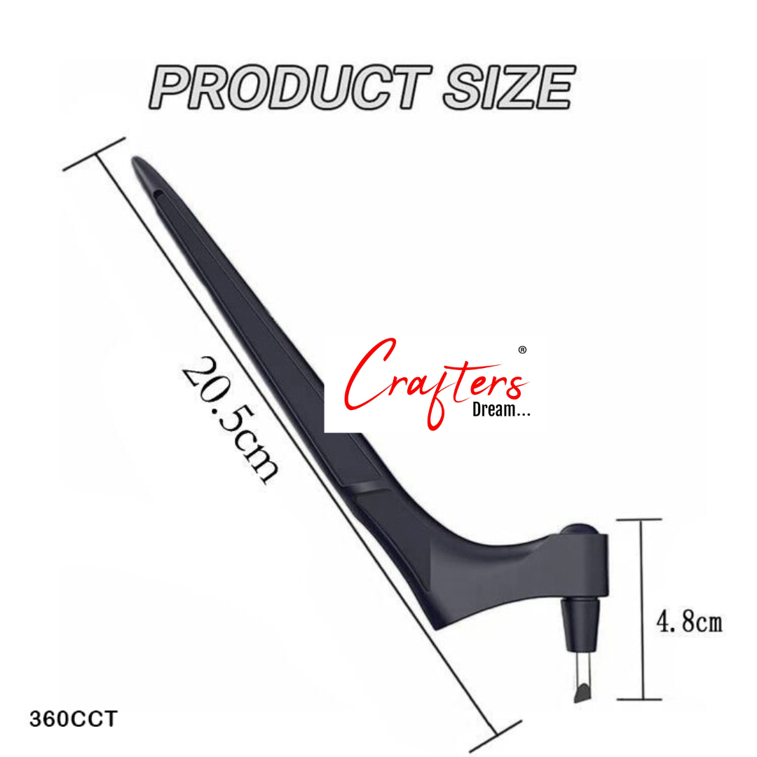Paper Cutting Tool with 360 Degree Rotating Head