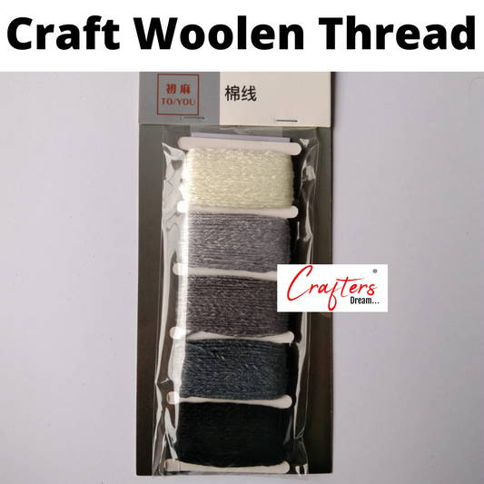 Woollen Threads Combo- 50 metre – Grey theme