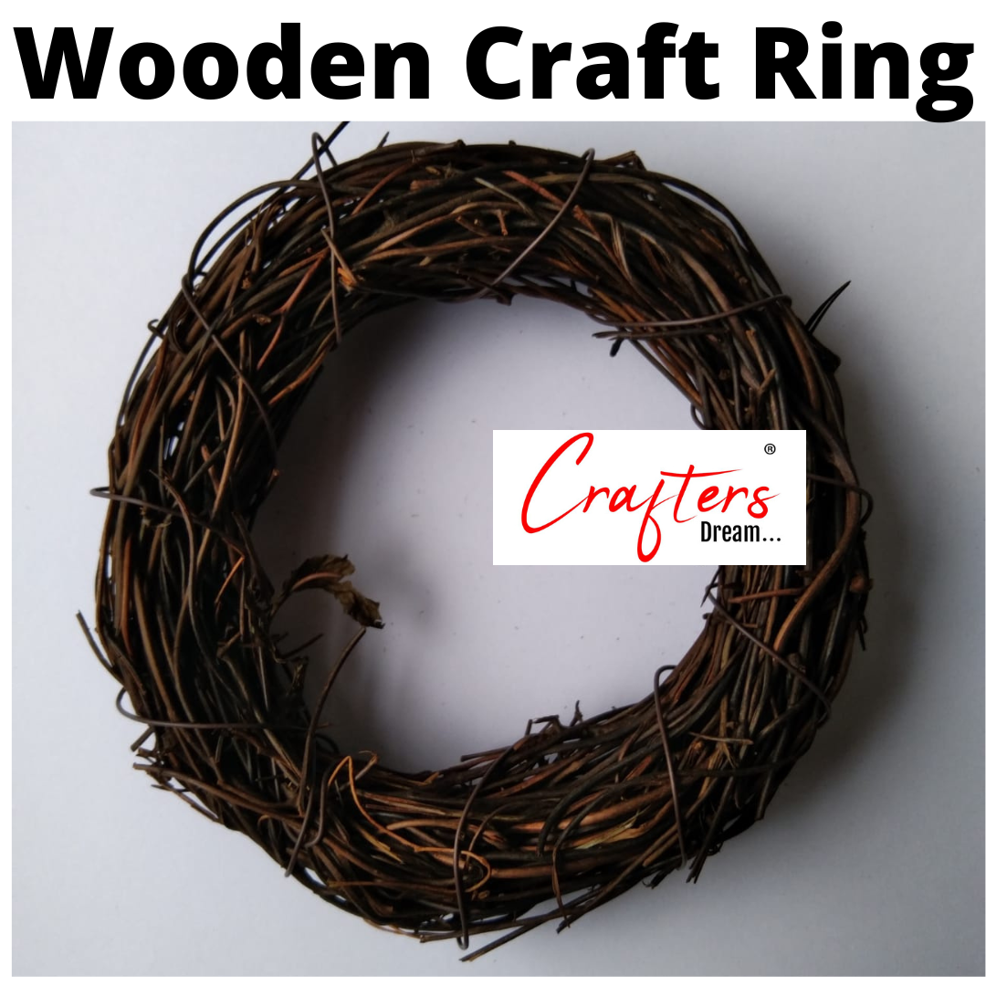 Wooden Craft Ring - 4inch