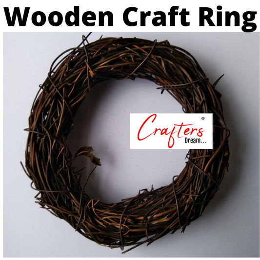 Wooden Craft Ring - 4inch