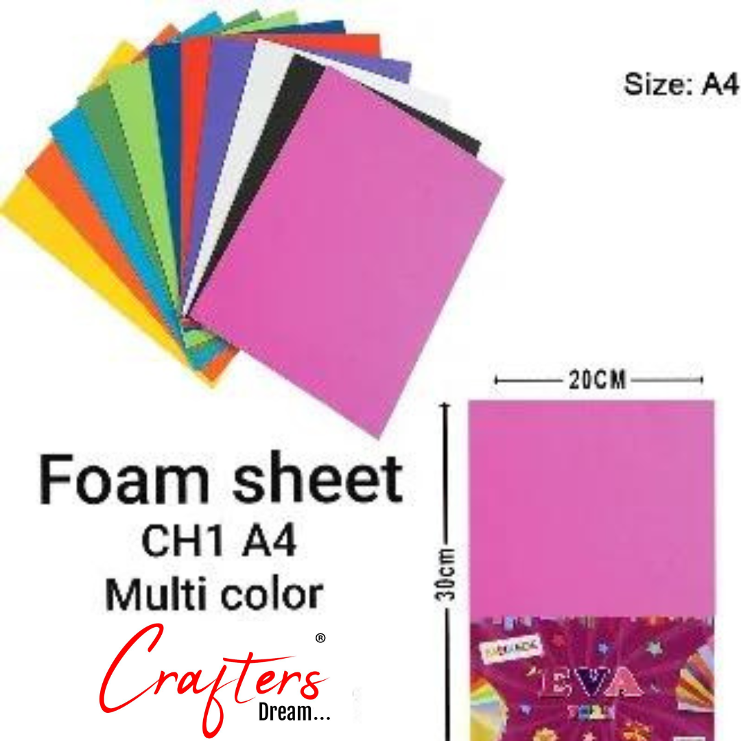 A4 Foam Sheet - Multi
