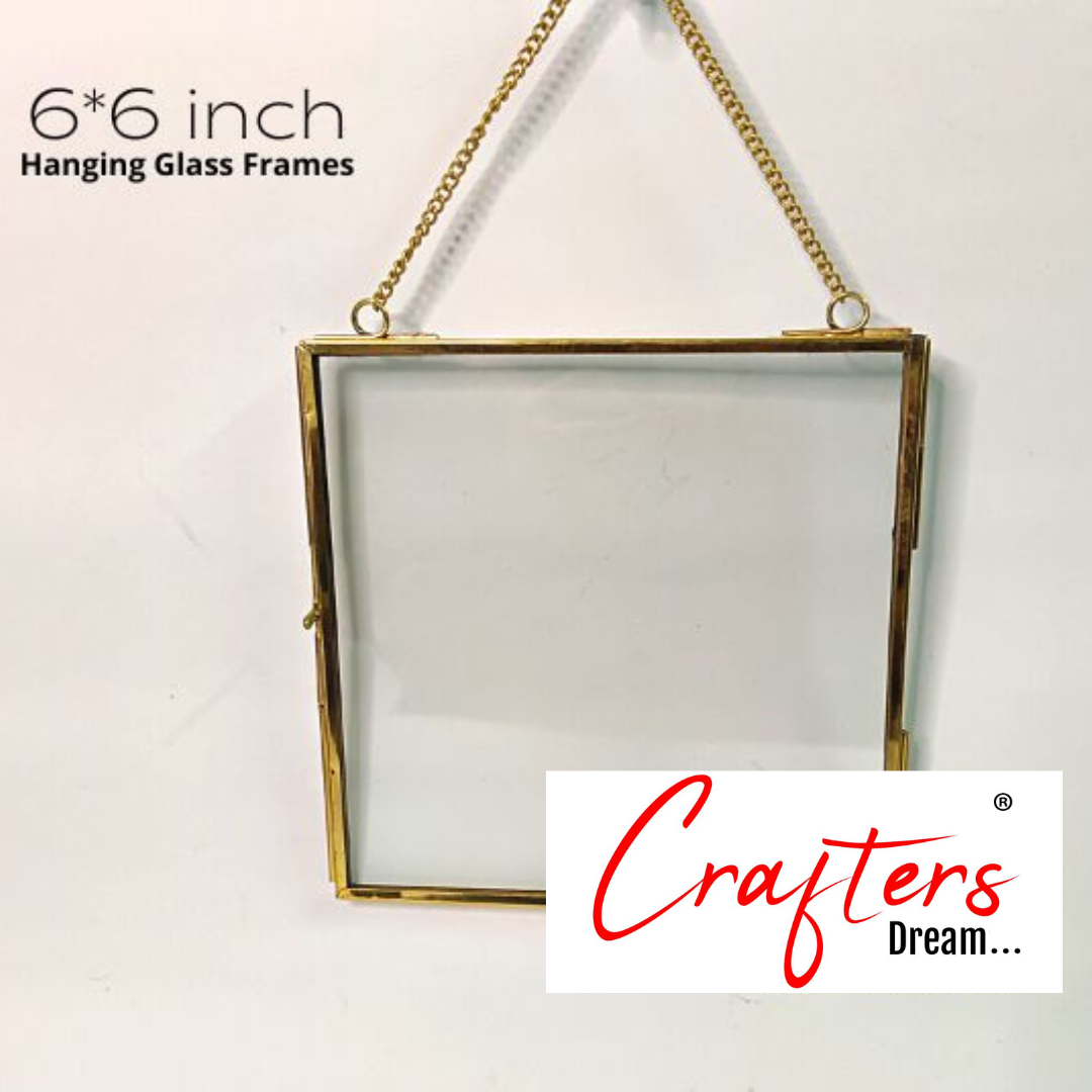 Vintage Glass Frame – 6*6 inch