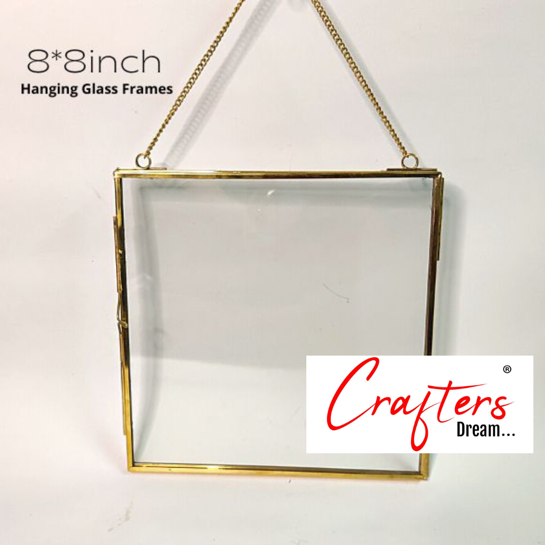 Vintage Glass Frame – 8*8 inc
