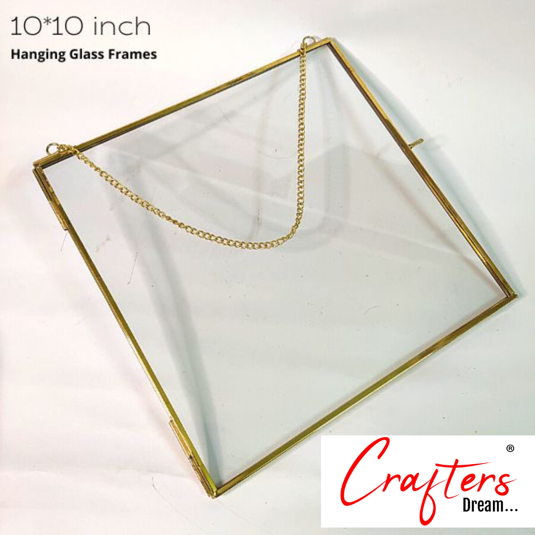 Vintage Glass Frame – 10*10 inch