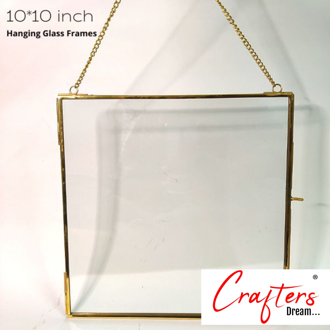 Vintage Glass Frame – 10*10 inch