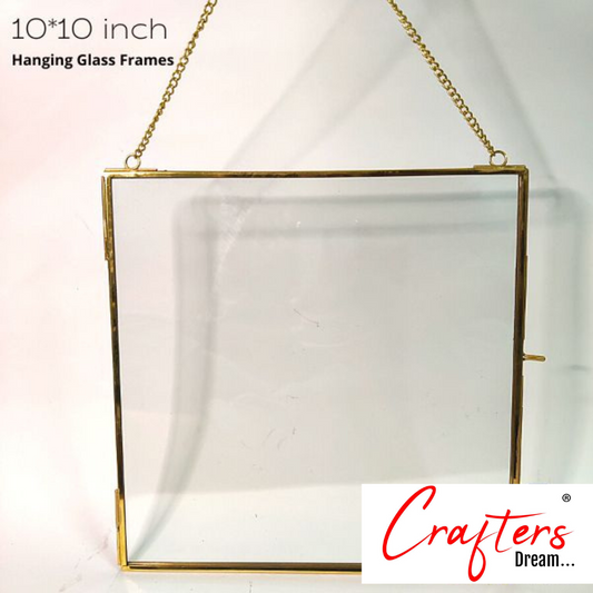 Vintage Glass Frame – 10*10 inch
