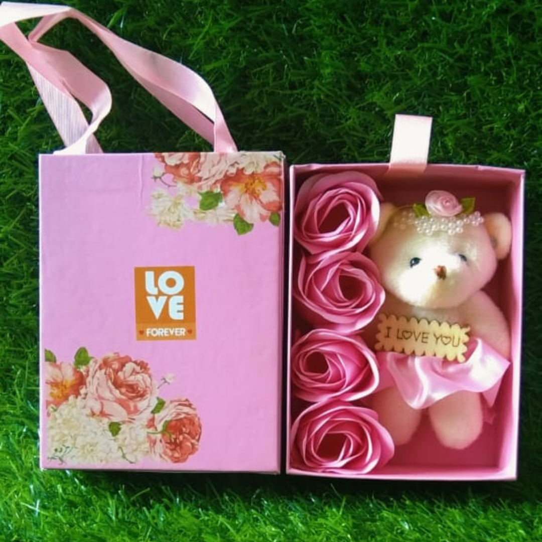 Scented Roses with Teddy - 02