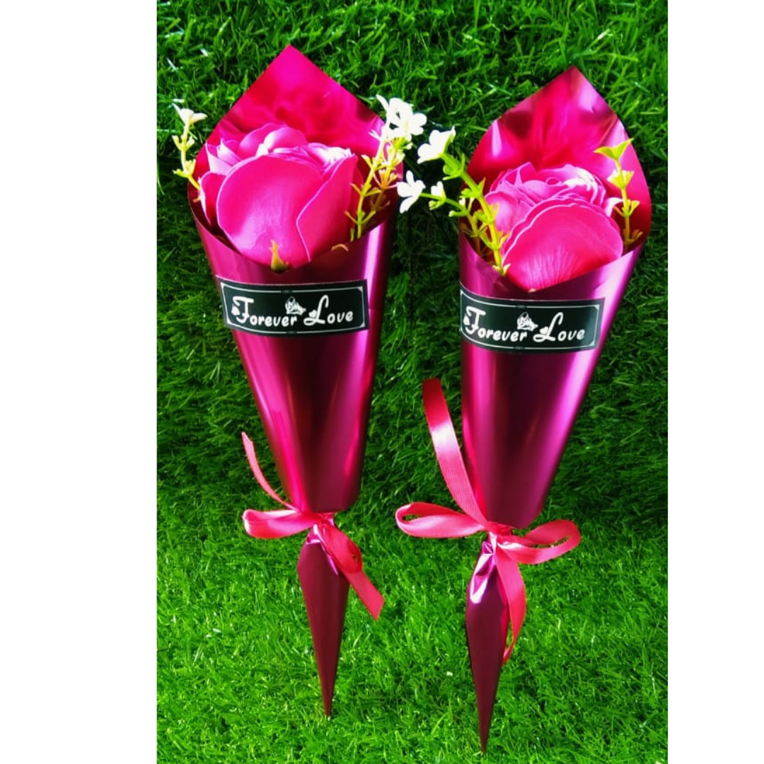 Scented Rose Bouquet (Pink) - 1Pc