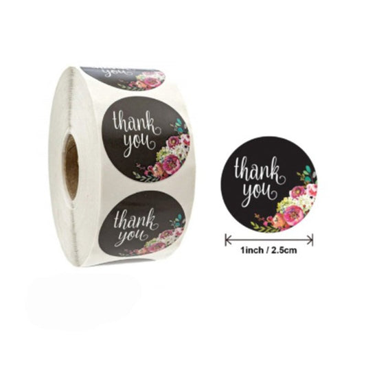 Thank you Sticker – 500 pieces each roll – CDA20