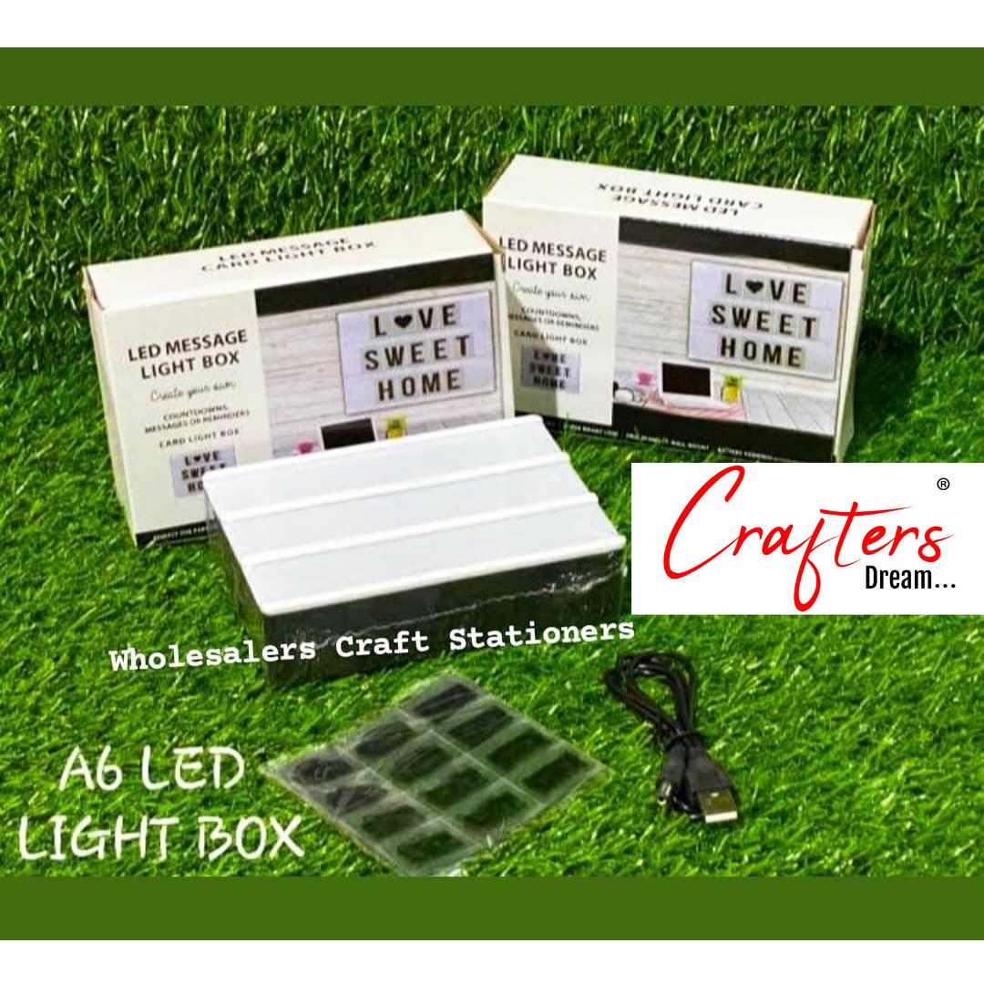 A6 LED Light Box- Black