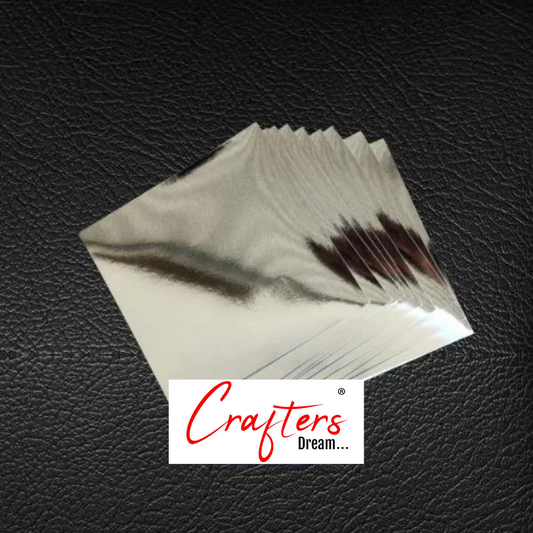 Silver Mirror Cardstock 6*6 inch