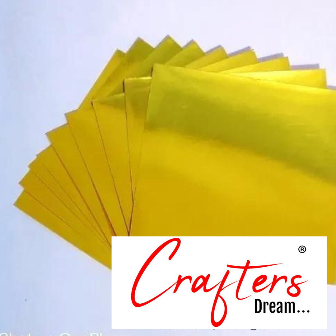 Golden Mirror Cardstock 6*6 inch