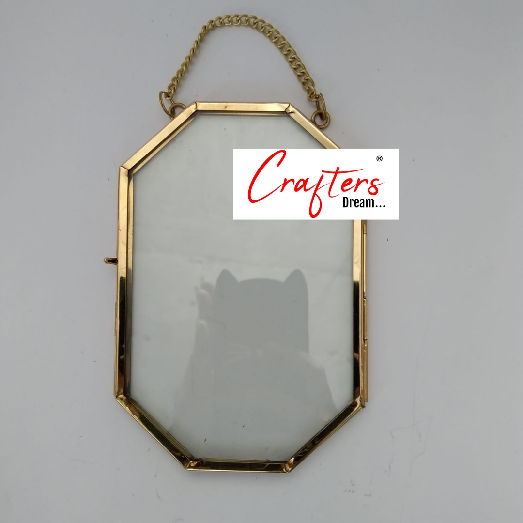 Octagonal Glass frame - 4*6 inch