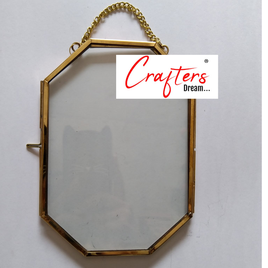 Octagonal Glass frame - 5*7 inch