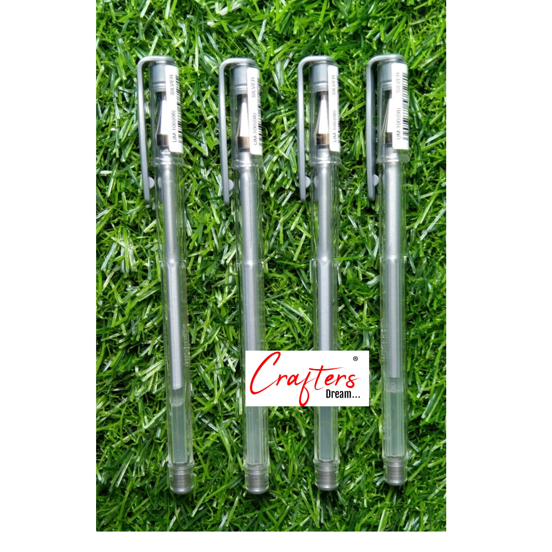 Uniball Signo Silver Pen - 1pc