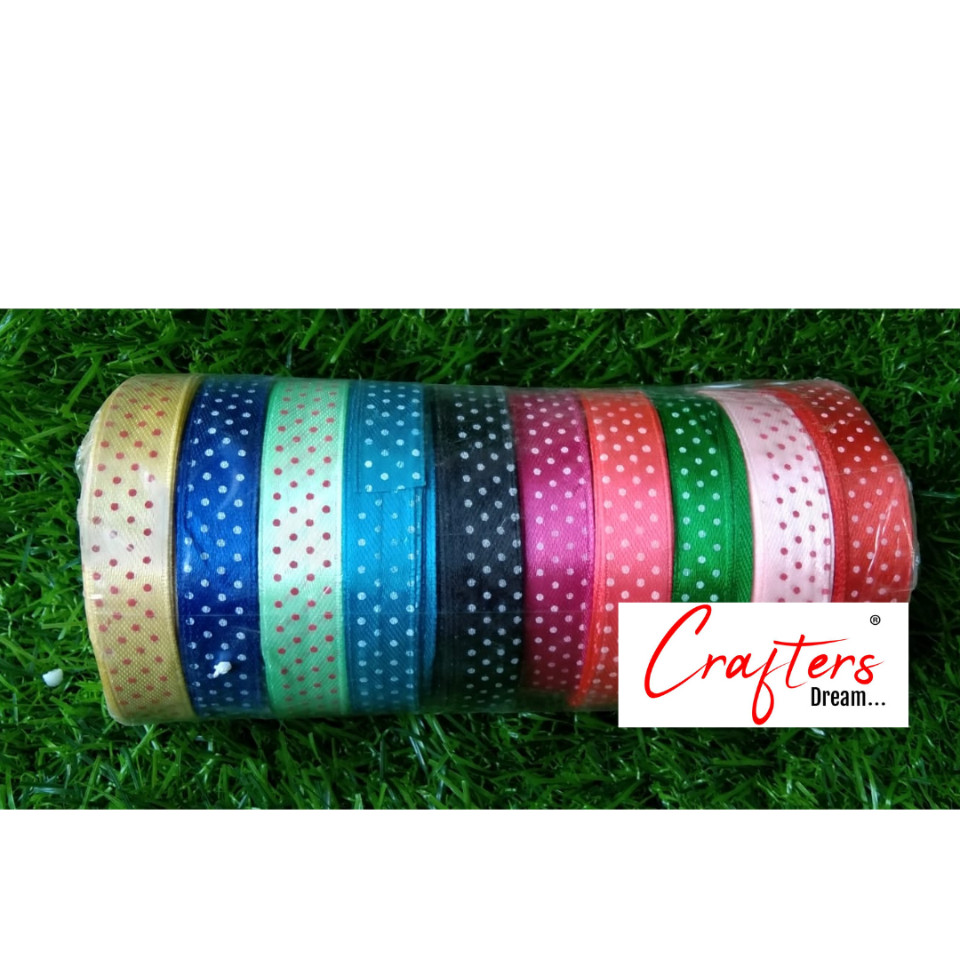 Satin Polka Dot Ribbon
