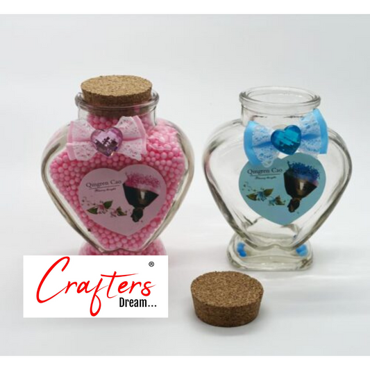 Heart Bottles Set- (1pc)