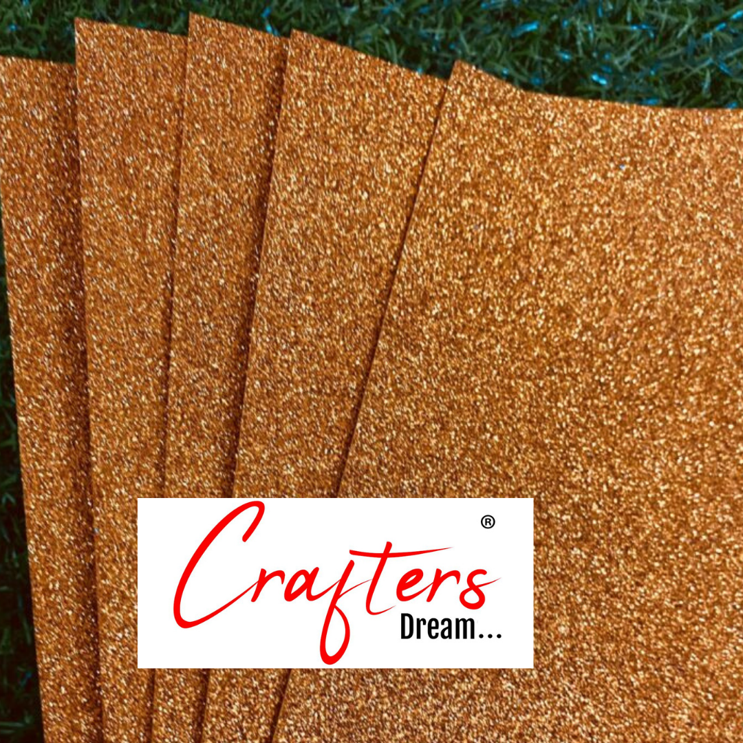 Glitter Foam Sheet - Golden