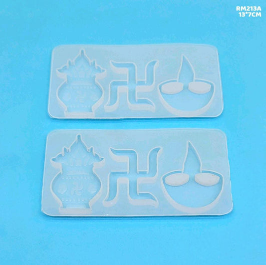 Diwali Silicone Mold 13*7cm (RM213A)