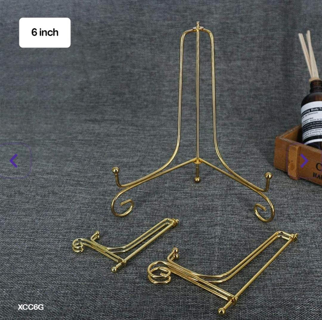 Metal Foldable Stand Iron Gold