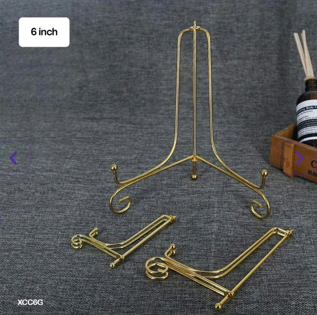 Metal Foldable Stand Iron Gold